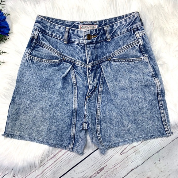 🚫SOLD!-👖VIntage |•GUESS•| Acid Wash•Mom/Wedge - Picture 2 of 8